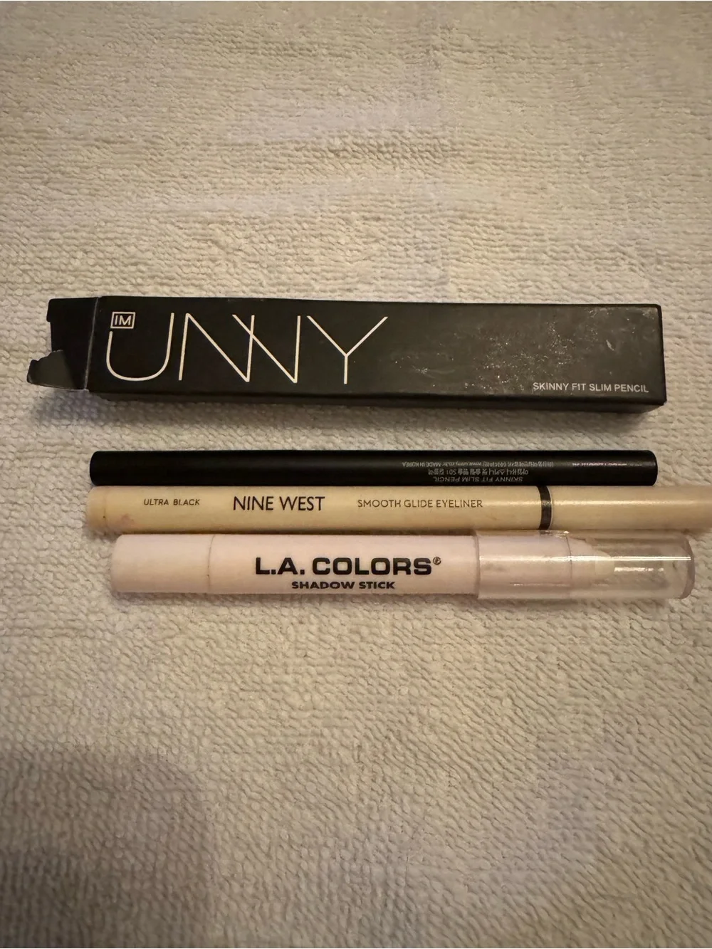 3 products Skinny Fit Slim Pencil Eyeliner - Black